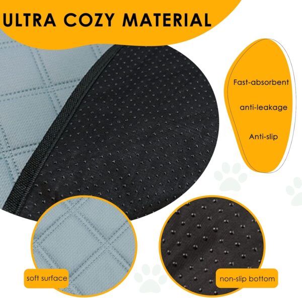 Mooydee 2 Pack Guinea Pig Cage Liners for C&C 2x3 Habitat Washable Guinea Pig Bedding Super Absorbent | Waterproof | Non Slip| Reusable Guinea Pig Pee Pads for Small Animals Cages - 41.3" x 27.6" - Image 3