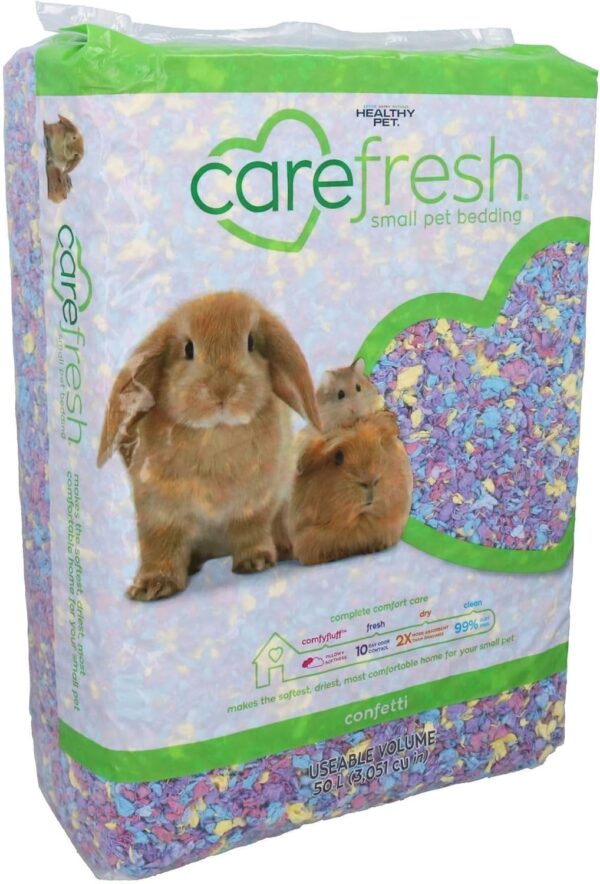 AB Tools 3Pk Confetti 50L Quality Pet Small Animal Bedding 99% Dust Free - Image 4