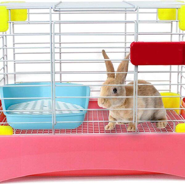 Rabbit Litter Box Small Animal Potty Trainer Corner Pet Toilet Litter Bedding With Scoop for Bunny Guinea Pig Chinchilla Ferret - Image 7