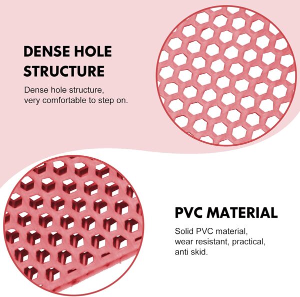 balacoo Hamster Bedding Rabbit Feet Pad Plastic Cage Mat Pet Floor Mats Bunny Hole Leak Water Pads for Pet Cats Dogs Hamster Rat Chinchilla Guinea Pig Small Animals Rabbit Bedding - Image 6