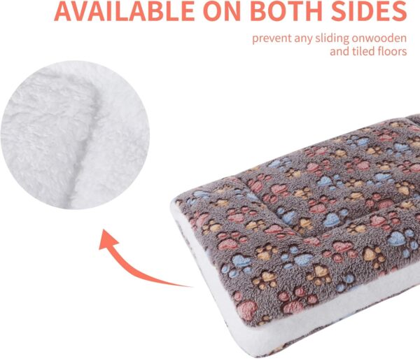 Vejaoo Dog Bed Mattress Multipurpose Machine Washable Puppy Mat Cushions for Small/Medium/Large Dogs and Cat Cages XZ006 (61 * 41 CM, Coffee) - Image 3