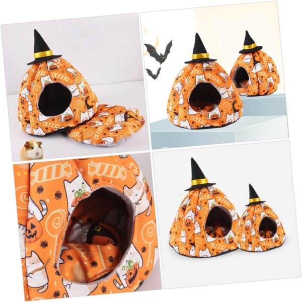 COSMEVIVI Hamster Cage Supply Ferrets Hideout Pet Rest Bed Ferrets Bed Warm Small Pet Bed Large Hamster Cage Hamster Winter Bed Guinea Pig Nest Hamster Hideout Toy Small Pet Nest Cotton - Image 3