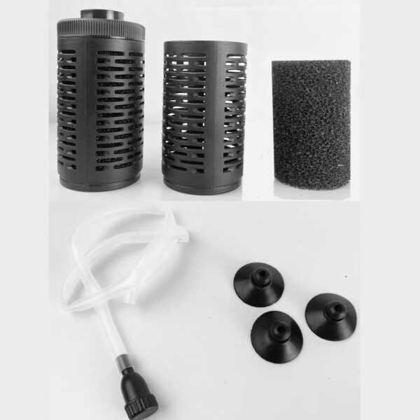 Craftsboys Fish Tank Filter, Silent Internal Aquarium Filter, Clean Water, Air Pump, Make Waves (4W-450L/H, Black) - Image 7