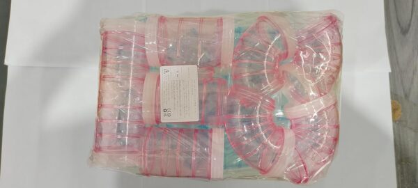Hamster Tubes, Xiuyer 3 Set DIY Hamster External Connection Tunnel Transparent Adventure External Pipe Kit Creative Tunnel Track Rat Toy Accessories for Small Pet Sports Cage (Pink, Blue, white) - Image 13