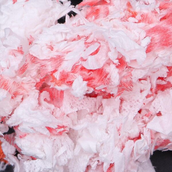 Namvo Hamster Paper Bedding,Absorbent Guinea Pig Rabbit Bedding Pellets,500g Dust-Free and Odor Control Paper Litter for Reptile,Small Animals（Pink/White） - Image 3