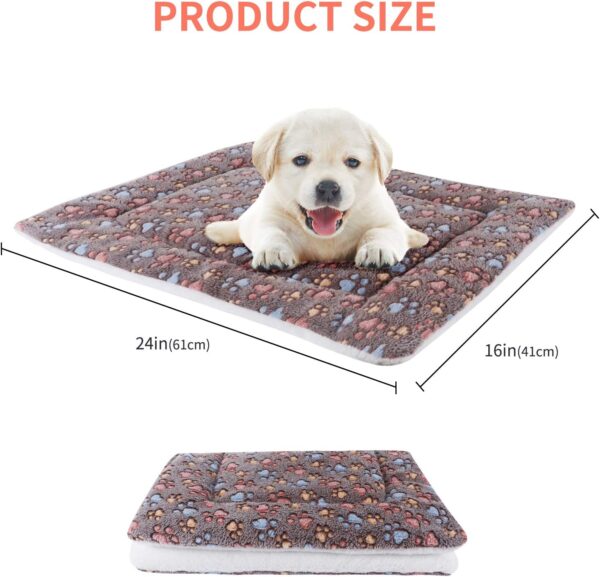 Vejaoo Dog Bed Mattress Multipurpose Machine Washable Puppy Mat Cushions for Small/Medium/Large Dogs and Cat Cages XZ006 (61 * 41 CM, Coffee) - Image 5