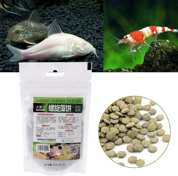 Goldenfishes Food Spirulinas Tablets Pellets 2.6 Balanced Diet Highly Protein Nutrition Guppys Fish Feed Pellets For Freshwater Fish Pellets Floating - Image 8