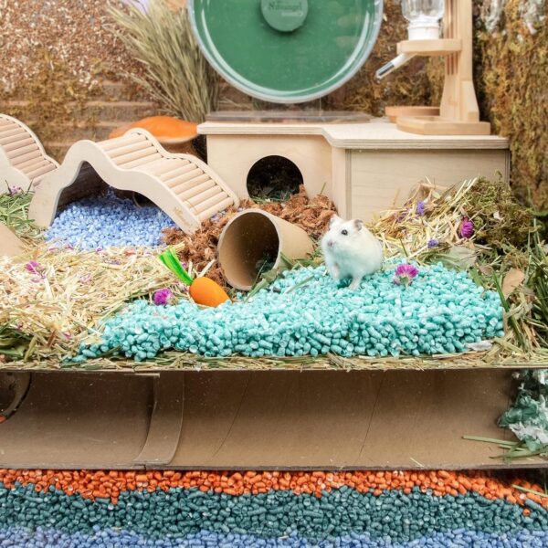 Niteangel Hamster Paper Pellets Bedding for Syrian Dwarf Hamsters Gerbils Mice Mouse Lemming Degus or Other Small-Sized Pets (Pink) - Image 6