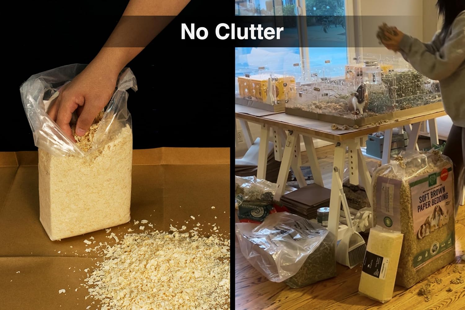 GuineaLoft™ Sandy Beach Bedding (1-Month Supply) - Highly Compressed, Extremely Absorbent, Highly Deodorizing, Small Pack, Zero Clutter, Innovatively Manufactured, Exclusive by Guinea Loft - Image 4