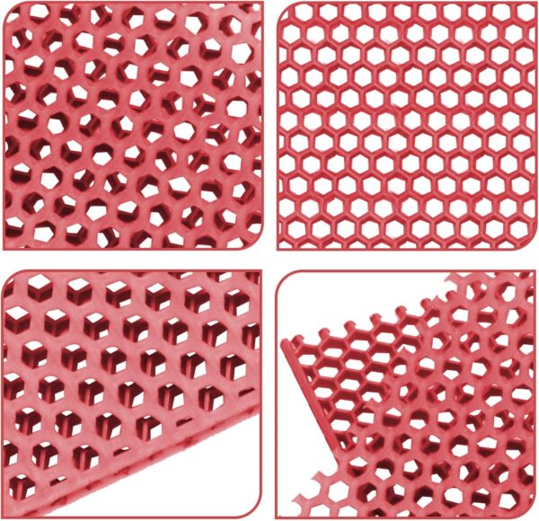 balacoo Hamster Bedding Rabbit Feet Pad Plastic Cage Mat Pet Floor Mats Bunny Hole Leak Water Pads for Pet Cats Dogs Hamster Rat Chinchilla Guinea Pig Small Animals Rabbit Bedding - Image 3