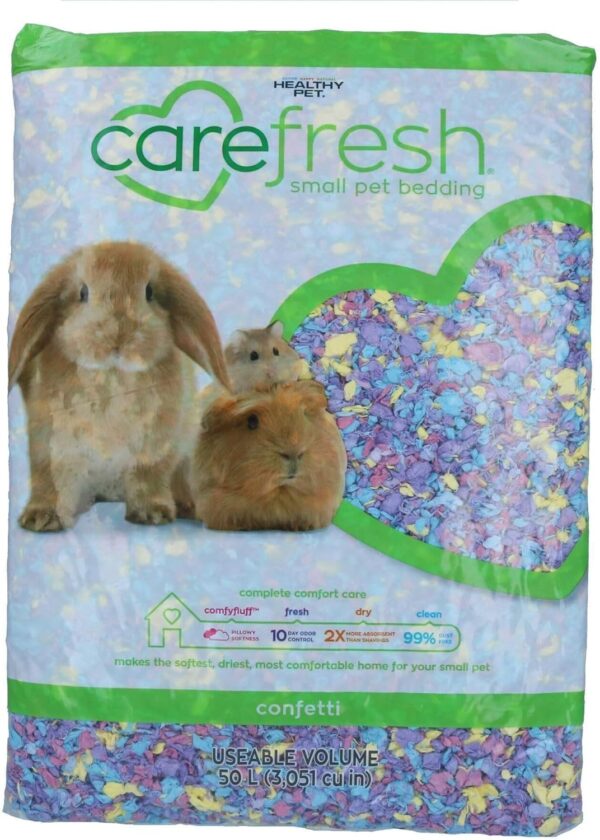 AB Tools 3Pk Confetti 50L Quality Pet Small Animal Bedding 99% Dust Free - Image 2