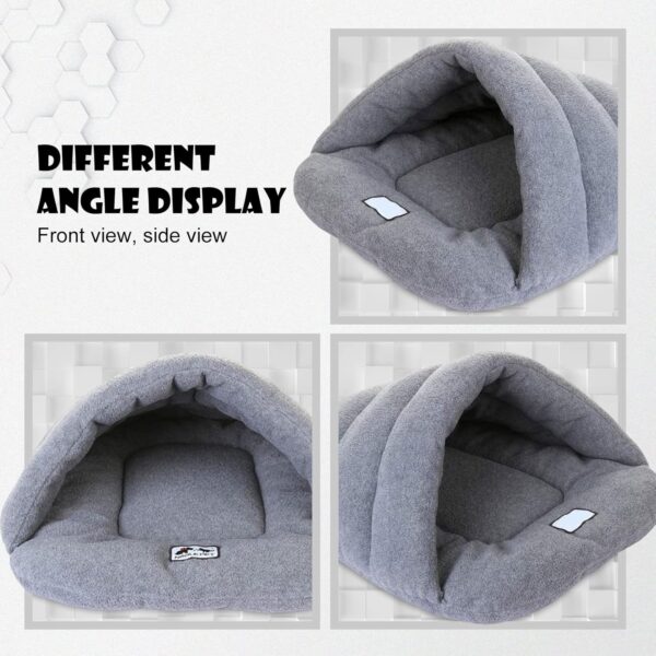 TUAKIMCE Guinea Pig Bed Soft Fleece Rat Bed Guinea Pig Bedding,Hamster Bed Sleeping Bag,Warm Slippers Guinea Pig House,Small Animal Bed Cave Nest for Hamster Chinchilla Small Hedgehog Turtle - Image 4