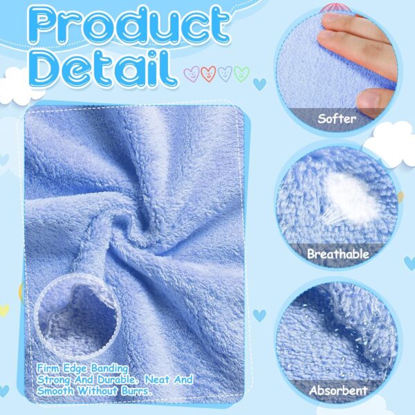 10 Pieces Guinea Pigs Blankets Hamster Fleece Cage Liners Soft Guinea Pig Accessories Small Animal Pet Blanket Sleep Bedding Mats Pet Supplies for Dog Puppy Cat (Mixed Colors, 18 x 24 Inch) - Image 2
