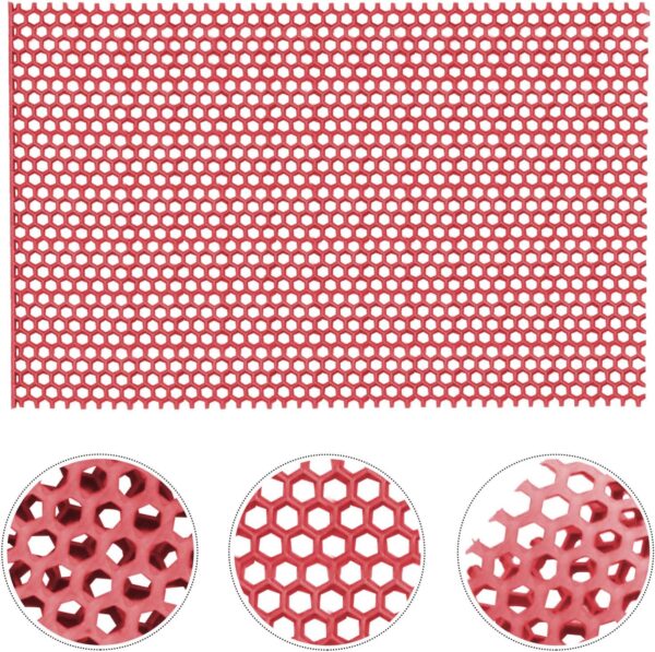 balacoo Hamster Bedding Rabbit Feet Pad Plastic Cage Mat Pet Floor Mats Bunny Hole Leak Water Pads for Pet Cats Dogs Hamster Rat Chinchilla Guinea Pig Small Animals Rabbit Bedding - Image 2