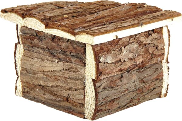 Pet Ting Natural Living Corner House For Small Animals Real Wood Mouse Hamster Gerbil Rat - Image 3