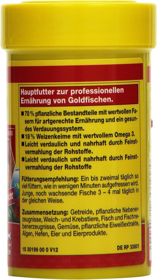 JBL NovoRed 30199 Complete Food for Goldfish Flakes 100 ml - Image 3