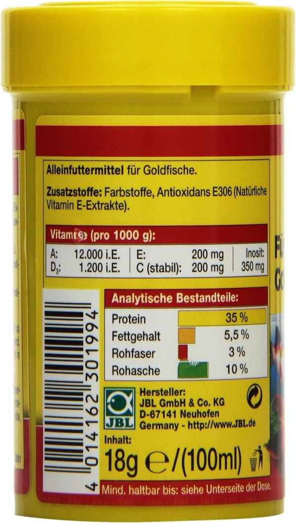 JBL NovoRed 30199 Complete Food for Goldfish Flakes 100 ml - Image 2