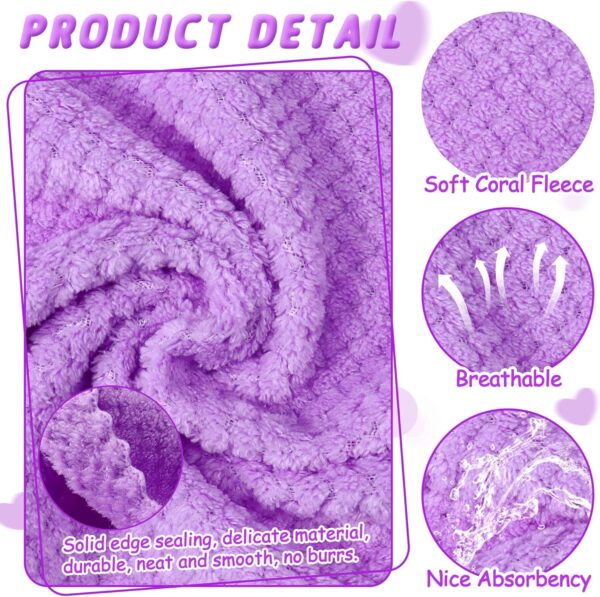 10Pcs Guinea Pig Fleece Blanket, 12 x 12In Guinea Pig Bedding, Reusable Hamster Cage Liners Washable Pet Pee Pad Small Animal Soft Sleep Mat Pad Cover for Hedgehog Hamster Chinchilla Ferret(5 Color) - Image 3