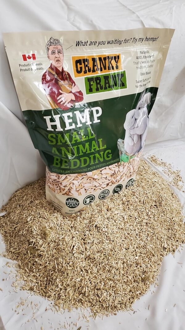 Cranky Frank Small Animal Hemp Bedding - Image 2